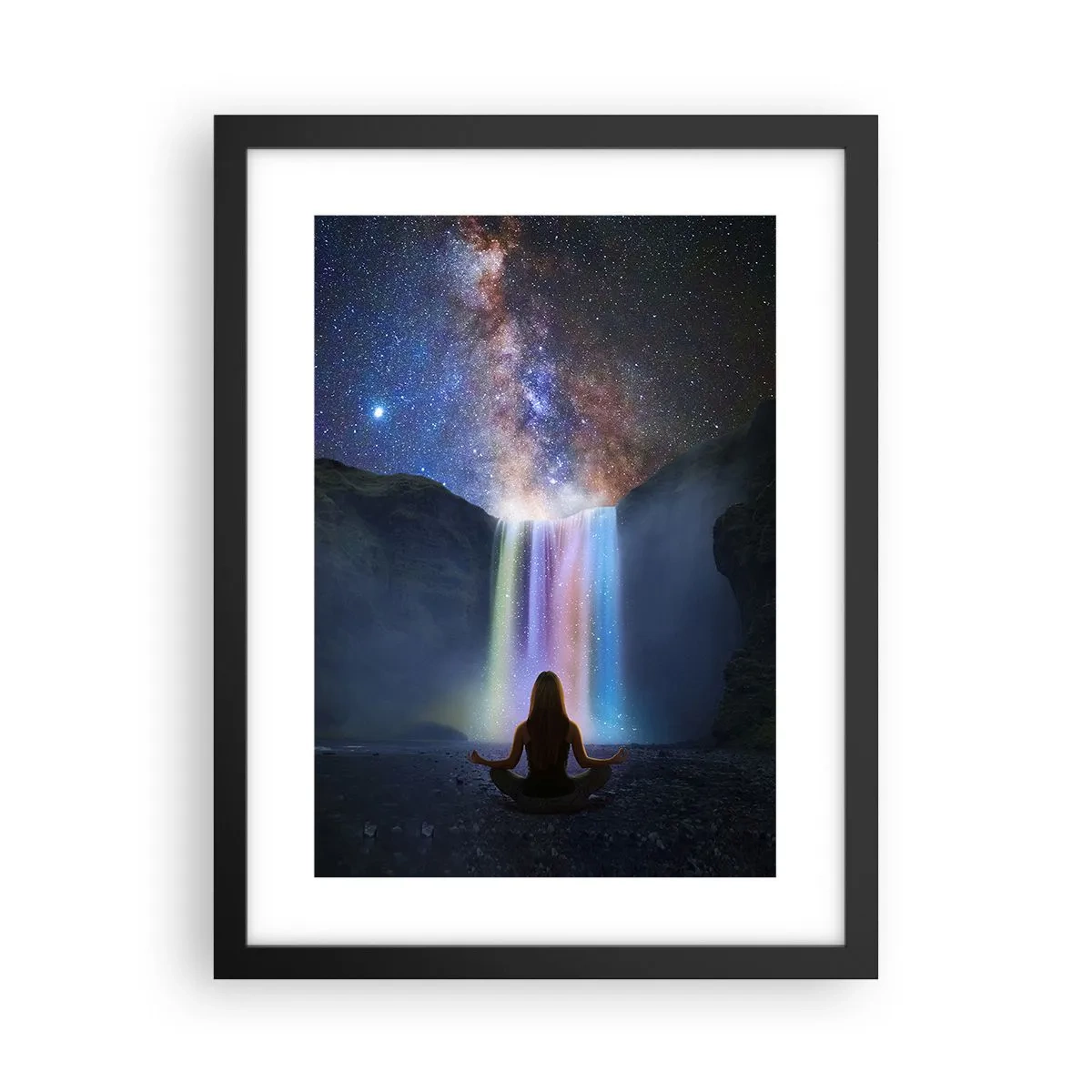 Plakat w czarnej ramie - Absolutna harmonia - 30x40 cm