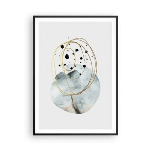 Plakat w czarnej ramie - W objęciach przestrzeni - 70x100 cm