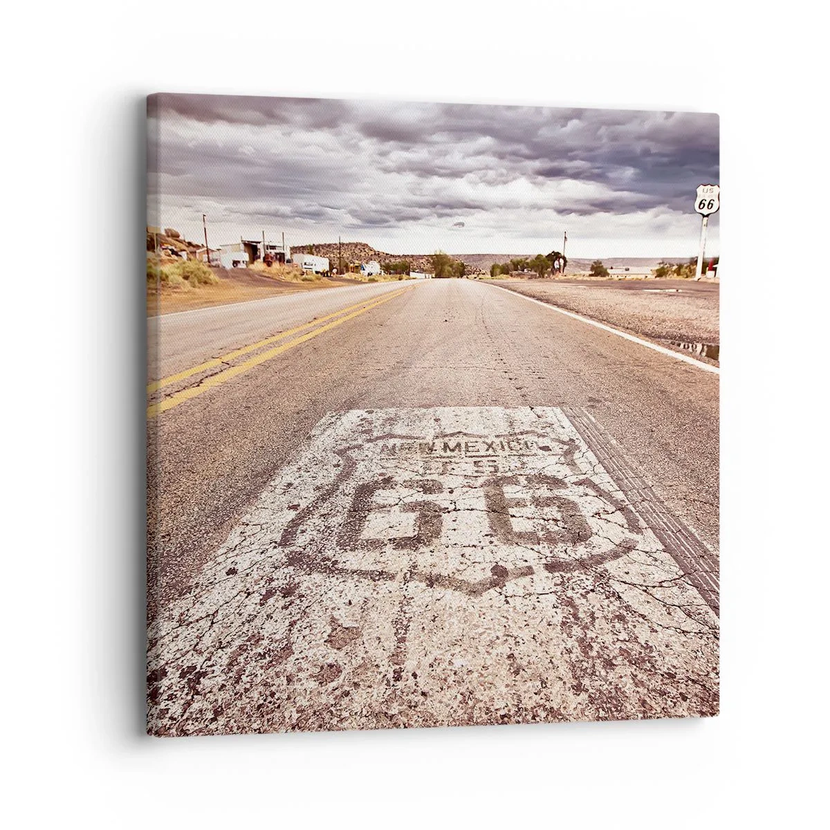 Obraz na płótnie - Mother Road - amerykańska legenda - 30x30 cm