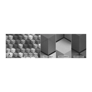 Fototapeta Próbka Premium Sand - Kubistyczna układanka - 3D, Sześcian, Nowoczesny - 100x30 cm