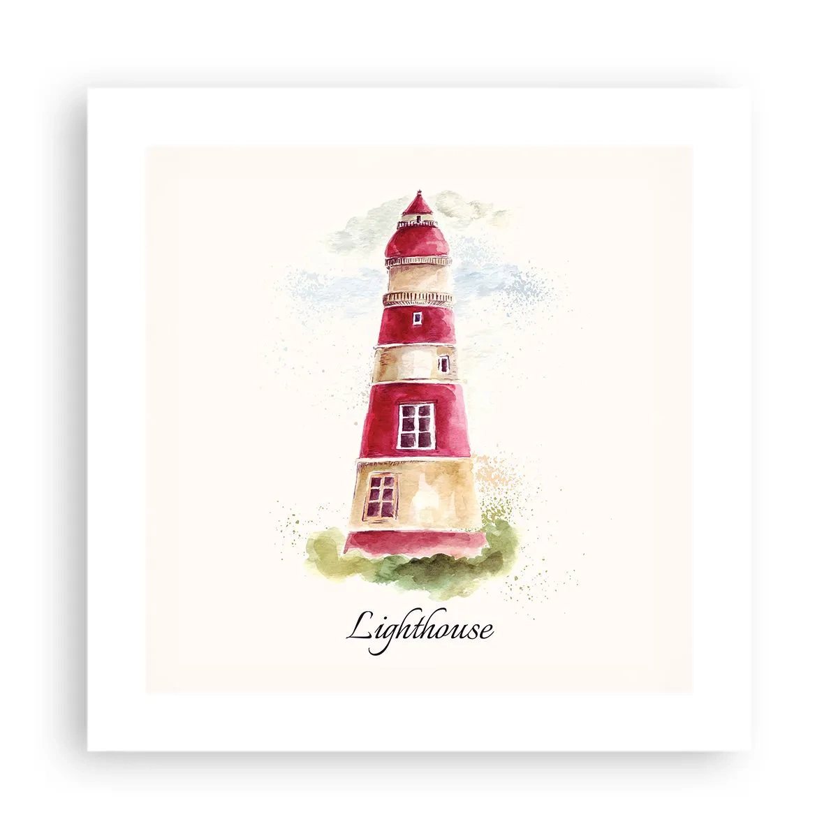 Plakat - Wokół zawsze pogoda - 40x40 cm