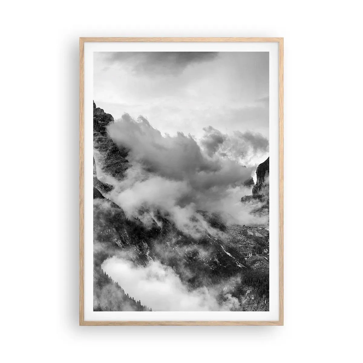 Plakat w ramie jasny dąb - Piękne i okrutne - 70x100 cm