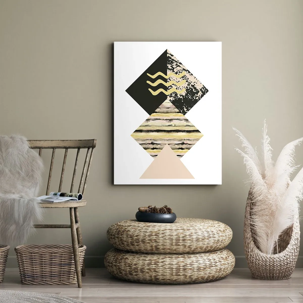 Obraz na płótnie - Nie takie proste - 55x100 cm