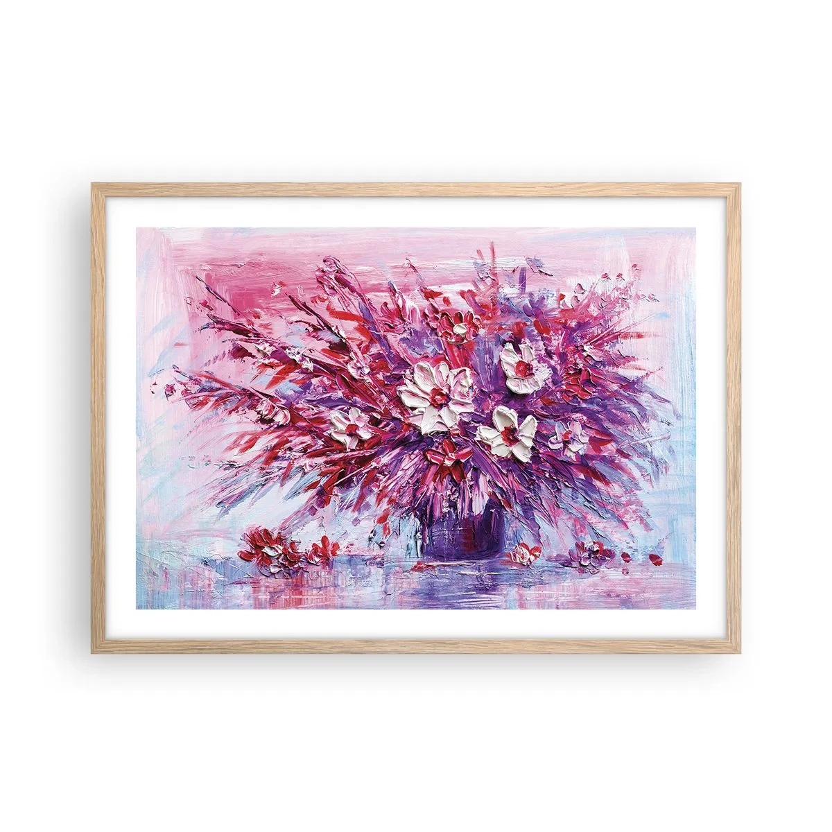 Plakat w ramie jasny dąb - Niewinność i namiętność - 70x50 cm