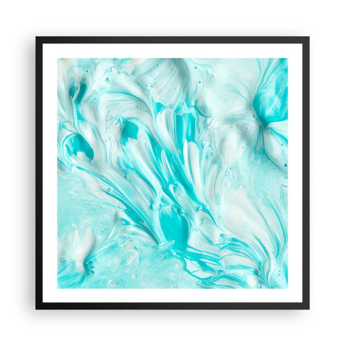 Plakat w czarnej ramie - Na zawsze razem - 60x60 cm