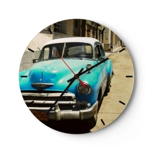 Zegar ścienny - Evviva Cuba! - 40x40 cm