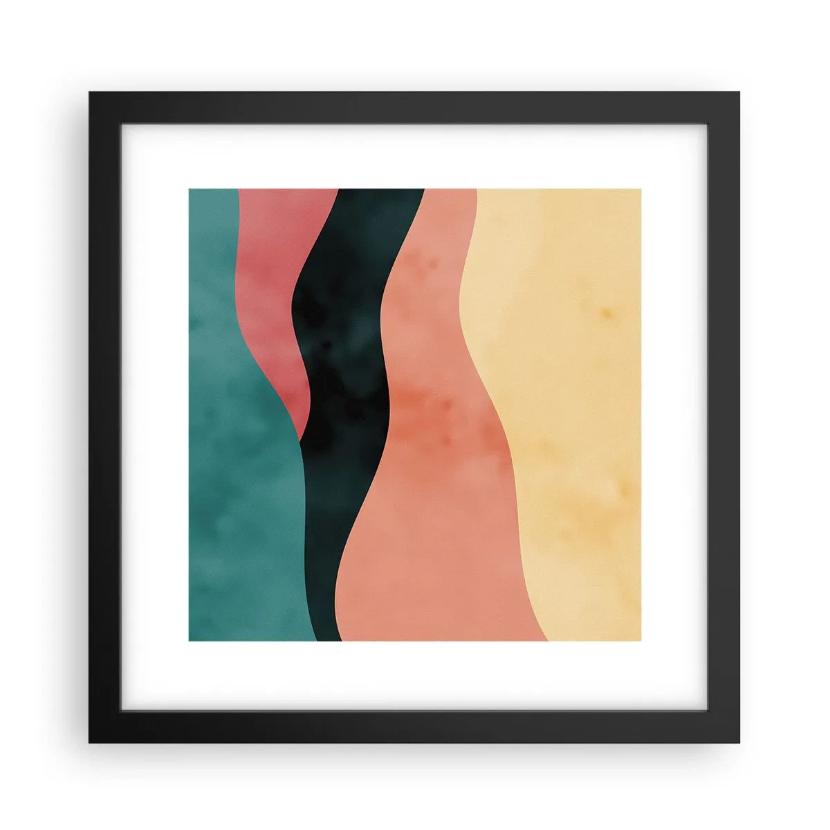 Plakat w czarnej ramie - Zgodna niezgodność - 30x30 cm