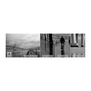 Fototapeta Próbka Premium Canvas - Każdemu co mu się należy - Most, Architektura, Krajobraz - 100x30 cm