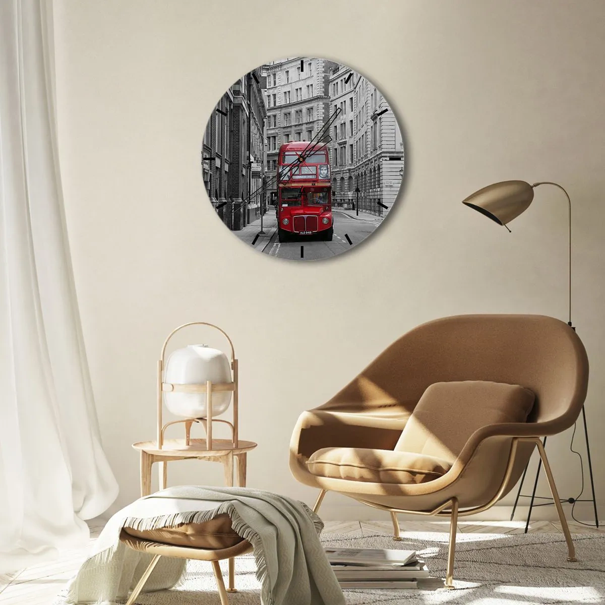 Zegar ścienny - Codzienność nie musi być szara - 40x40 cm