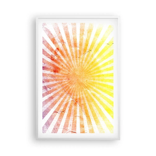 Plakat w białej ramie - Wschody i zachody - 61x91 cm