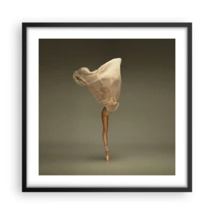 Plakat w czarnej ramie - Zaraz wzleci - 50x50 cm