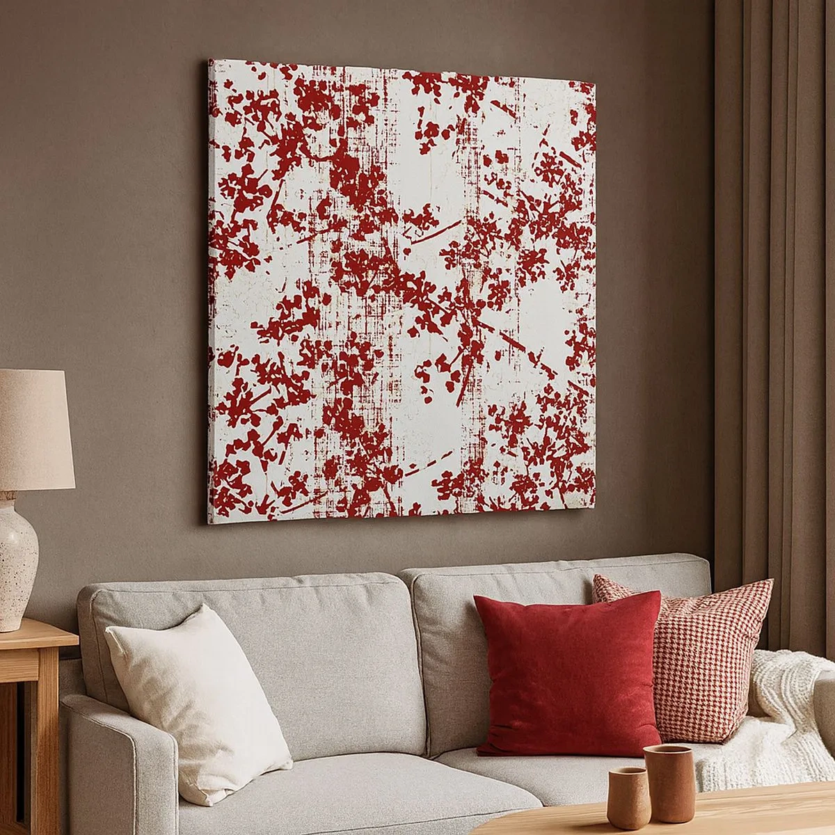 Obraz na płótnie - Jak dawny perkalik - 30x30 cm