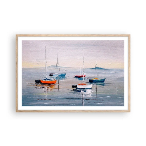 Plakat w ramie jasny dąb - Zasłużony odpoczynek - 91x61 cm