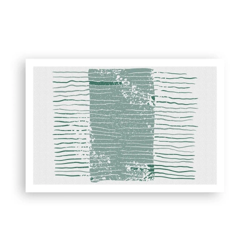 Plakat - Abstrakcja morska - 91x61 cm