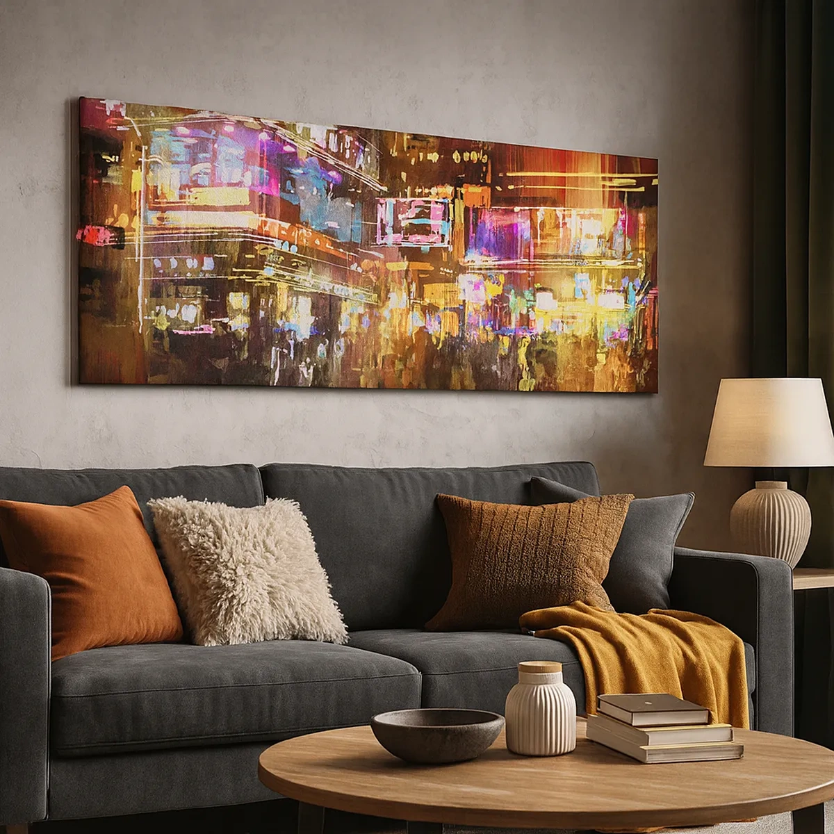 Obraz na płótnie - W morzu światła - 30x30 cm