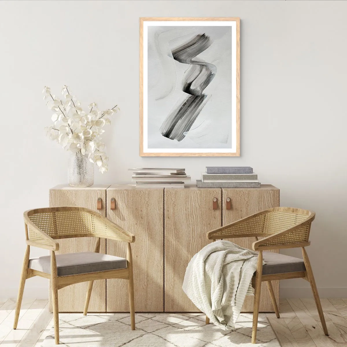 Plakat w ramie jasny dąb - Od niechcenia dla zabawy - 50x70 cm