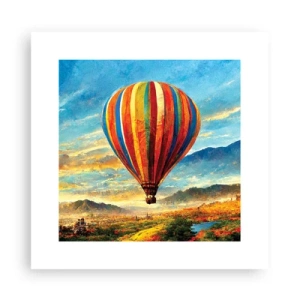 Plakat - W ciszy widać więcej - 30x30 cm