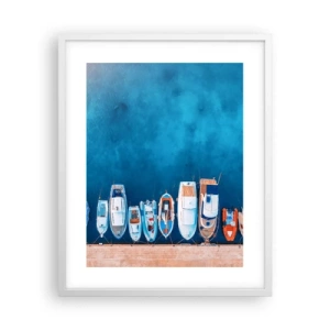 Plakat w białej ramie - W jednym rzędzie - 40x50 cm