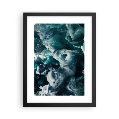 Plakat w czarnej ramie - Ruch koloru - 30x40 cm