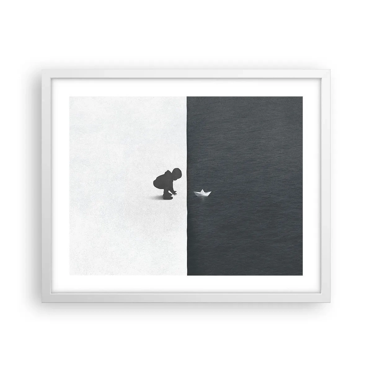 Plakat w białej ramie - Wielka wyprawa - 50x40 cm