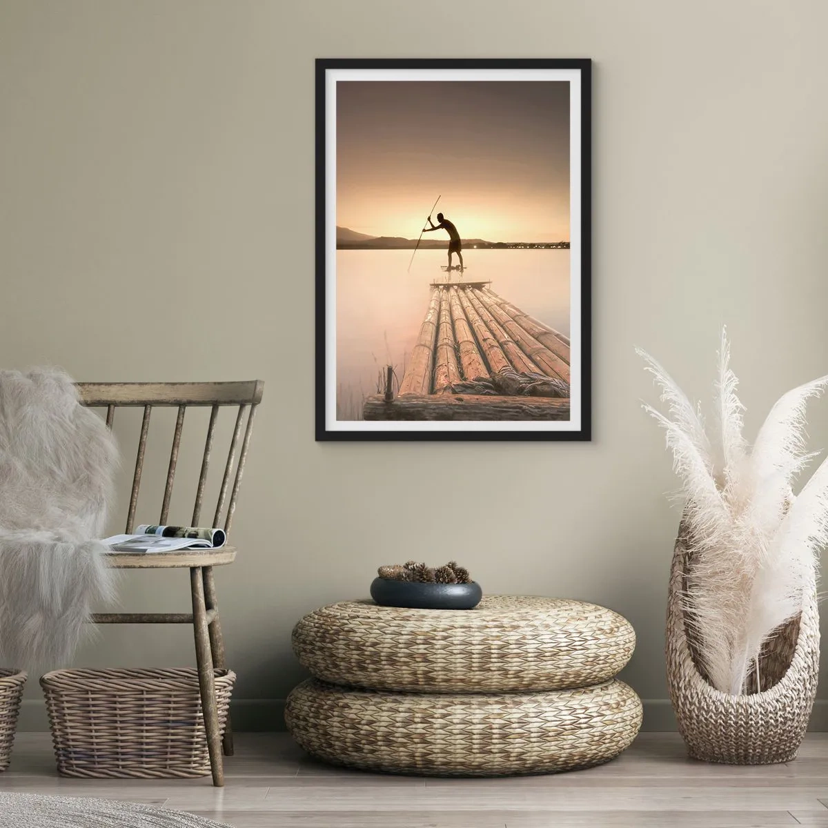 Plakat w czarnej ramie - Przed spoczynkiem - 61x91 cm