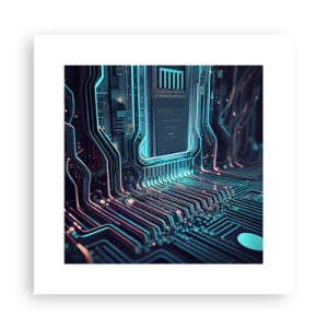 Plakat - Tak sobie myślę… - 30x30 cm