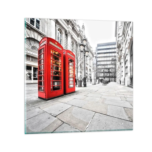 Obraz na szkle - Welcome to London - 70x70 cm