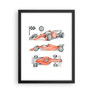 Plakat w czarnej ramie - Doścignąć marzenie - 30x40 cm