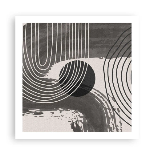 Plakat - Owal zwycięża - 60x60 cm