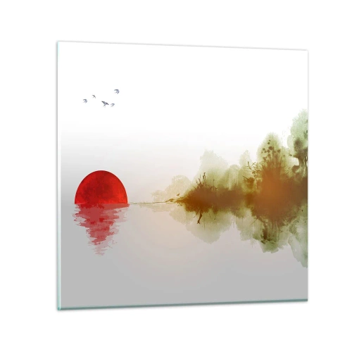 Obraz na szkle - Obietnica spokoju - 50x50 cm