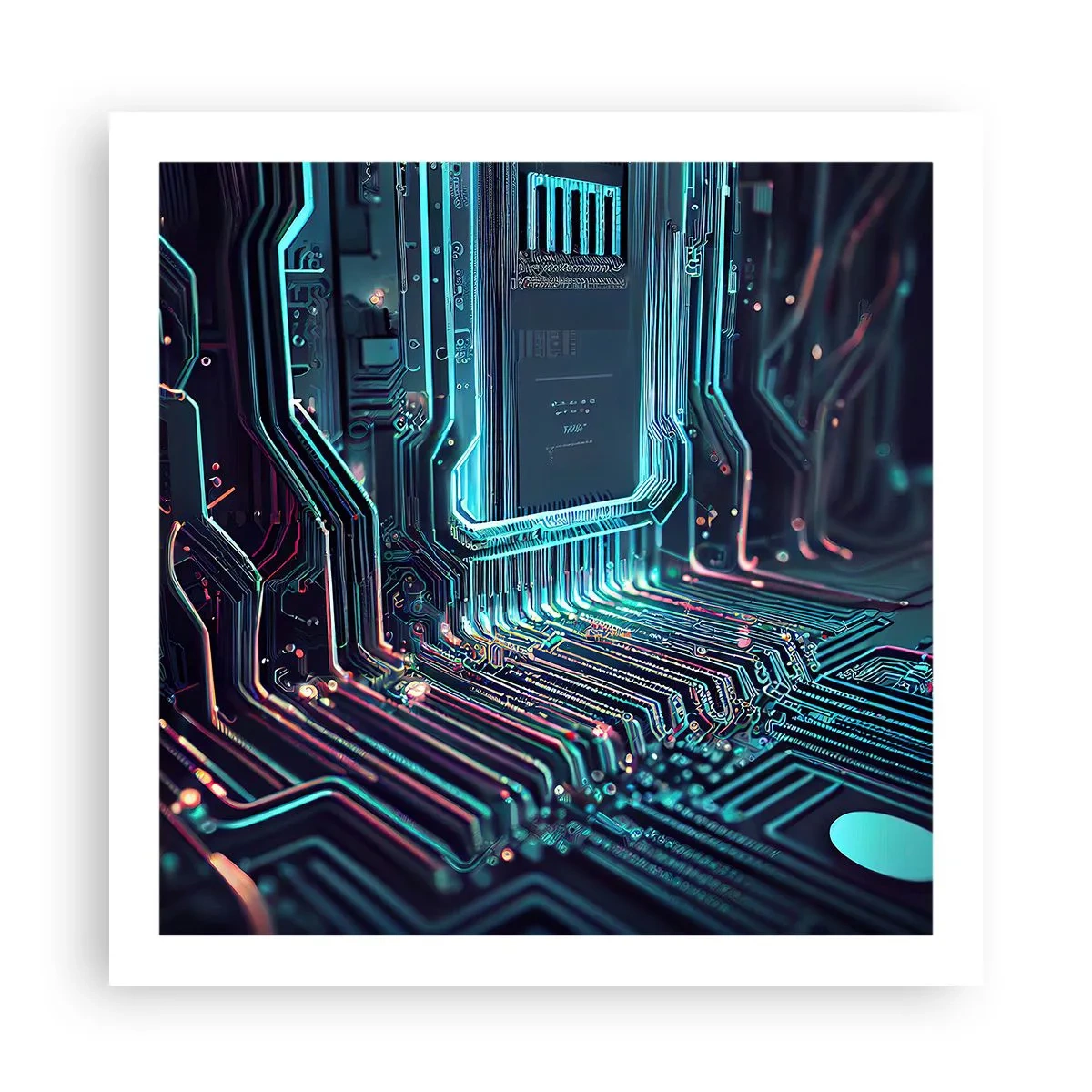 Plakat - Tak sobie myślę… - 60x60 cm