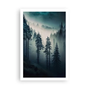 Plakat - Górski poranek - 61x91 cm