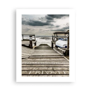 Plakat - Plaża północy - 40x50 cm