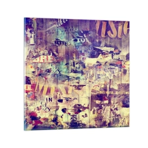 Obraz na szkle - I tyle zostanie - 60x60 cm