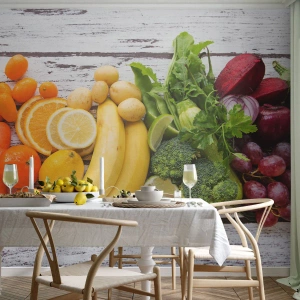 Fototapeta Premium Canvas - To nie wystarczy? - Gastronomia, Owoce, Warzywa - 250x175 cm