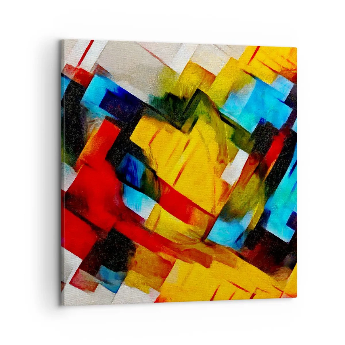 Obraz na płótnie - Różnobarwny przekładaniec - 50x50 cm