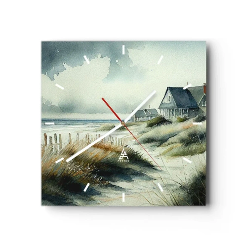 Zegar ścienny - Z dala od zgiełku - 40x40 cm