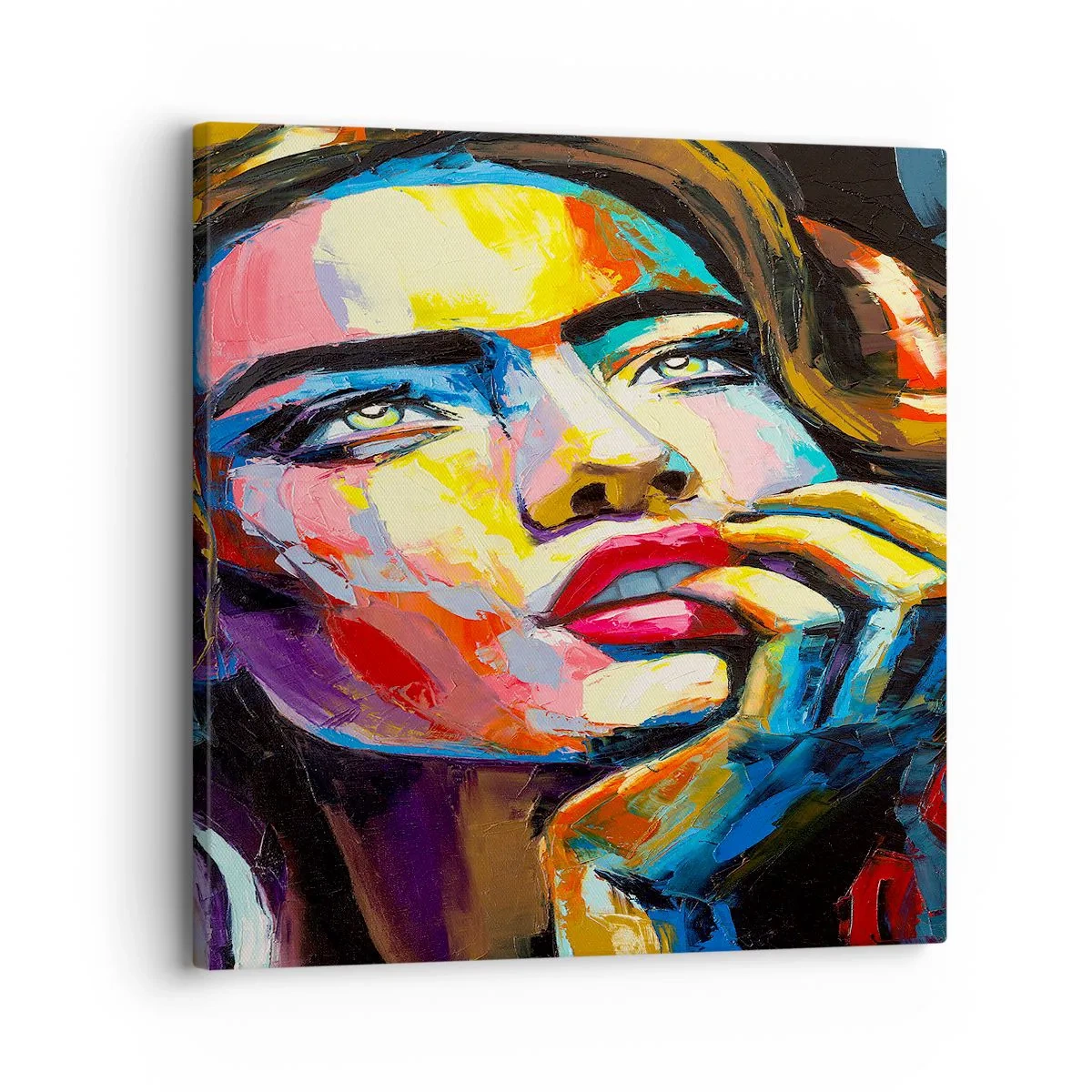 Obraz na płótnie - Marzenia jak ptaki szybują po niebie - 30x30 cm