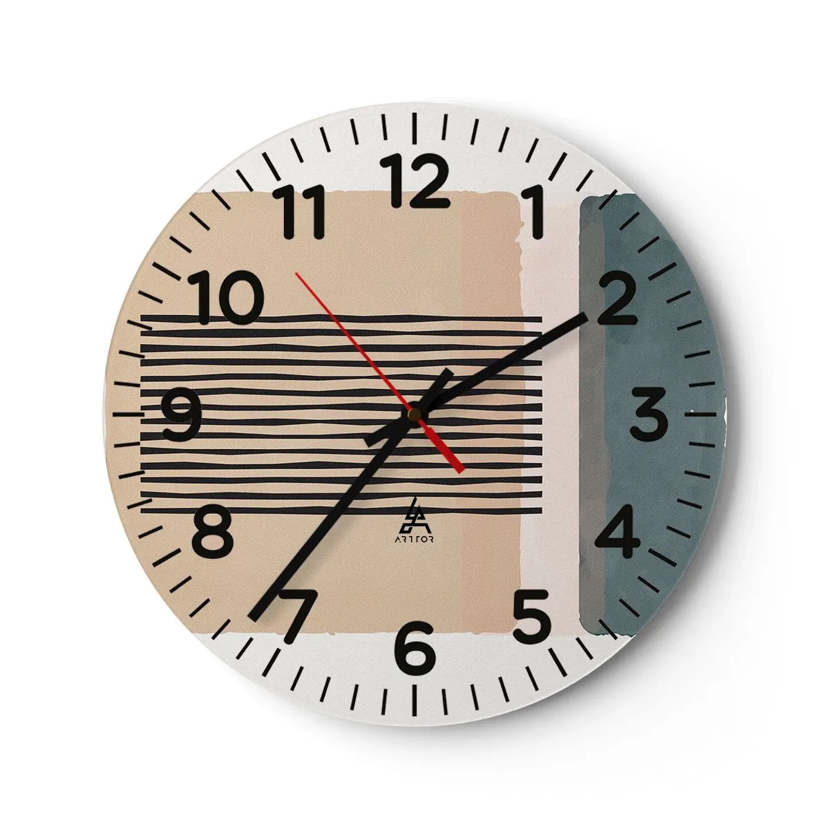 Zegar ścienny - Wszystko w porządku - 40x40 cm