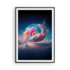 Plakat w czarnej ramie - Sen o wesołym miasteczku - 70x100 cm