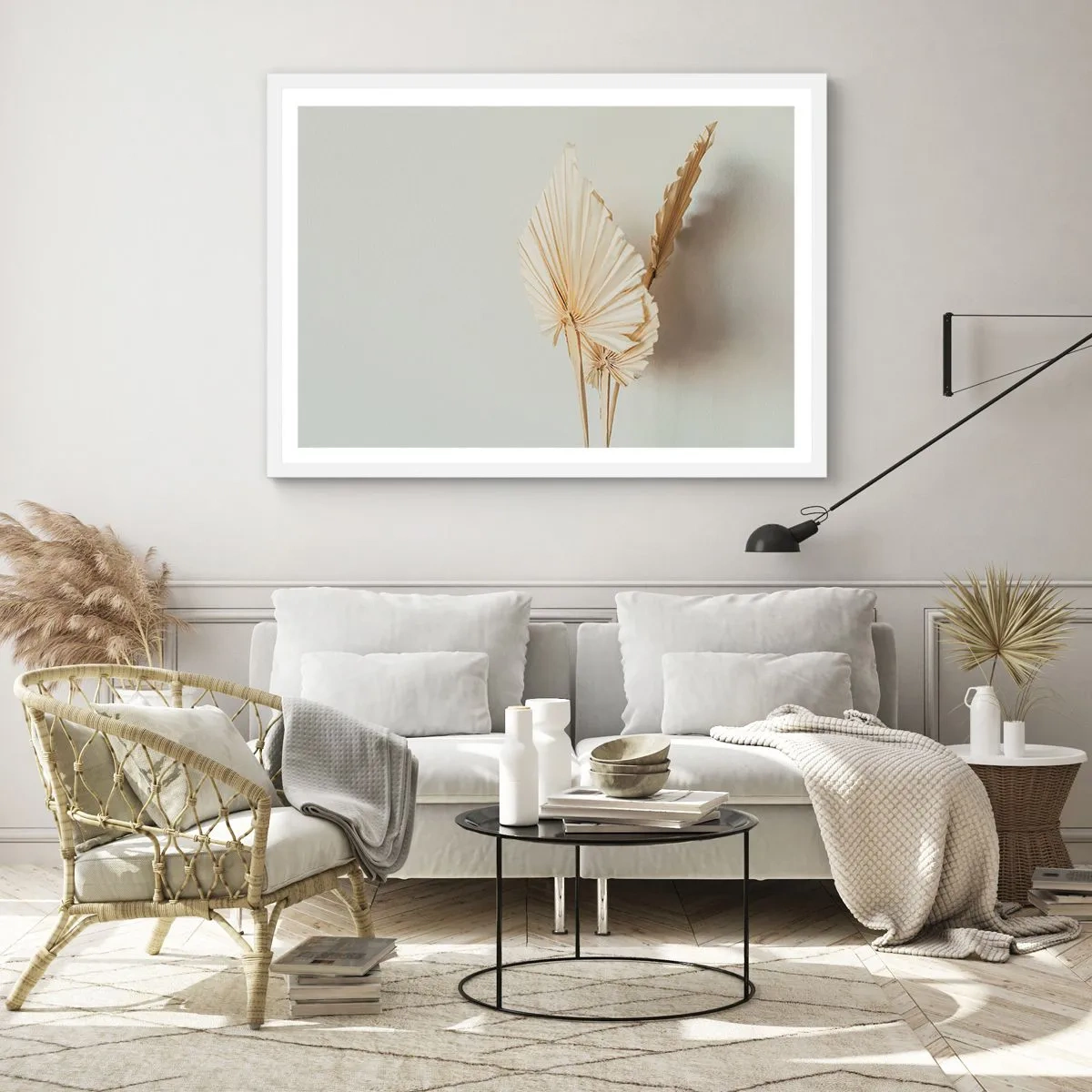 Plakat w białej ramie - Gdy potrzebne ukojenie - 100x70 cm