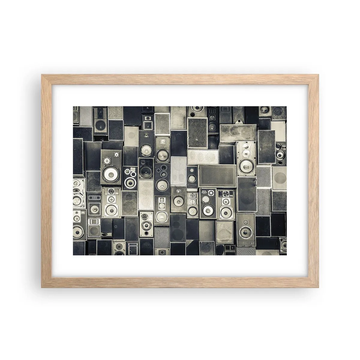 Plakat w ramie jasny dąb - I wszystko gra - 40x30 cm
