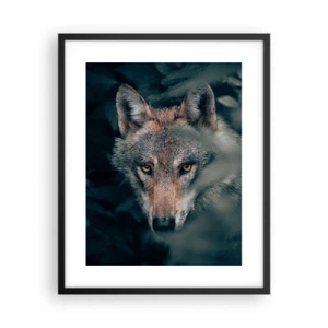 Plakat w czarnej ramie - Łowca - 40x50 cm