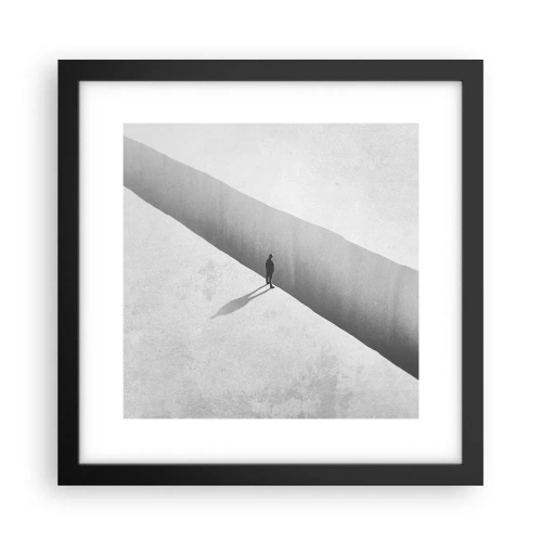 Plakat w czarnej ramie - Jasny cel - 30x30 cm