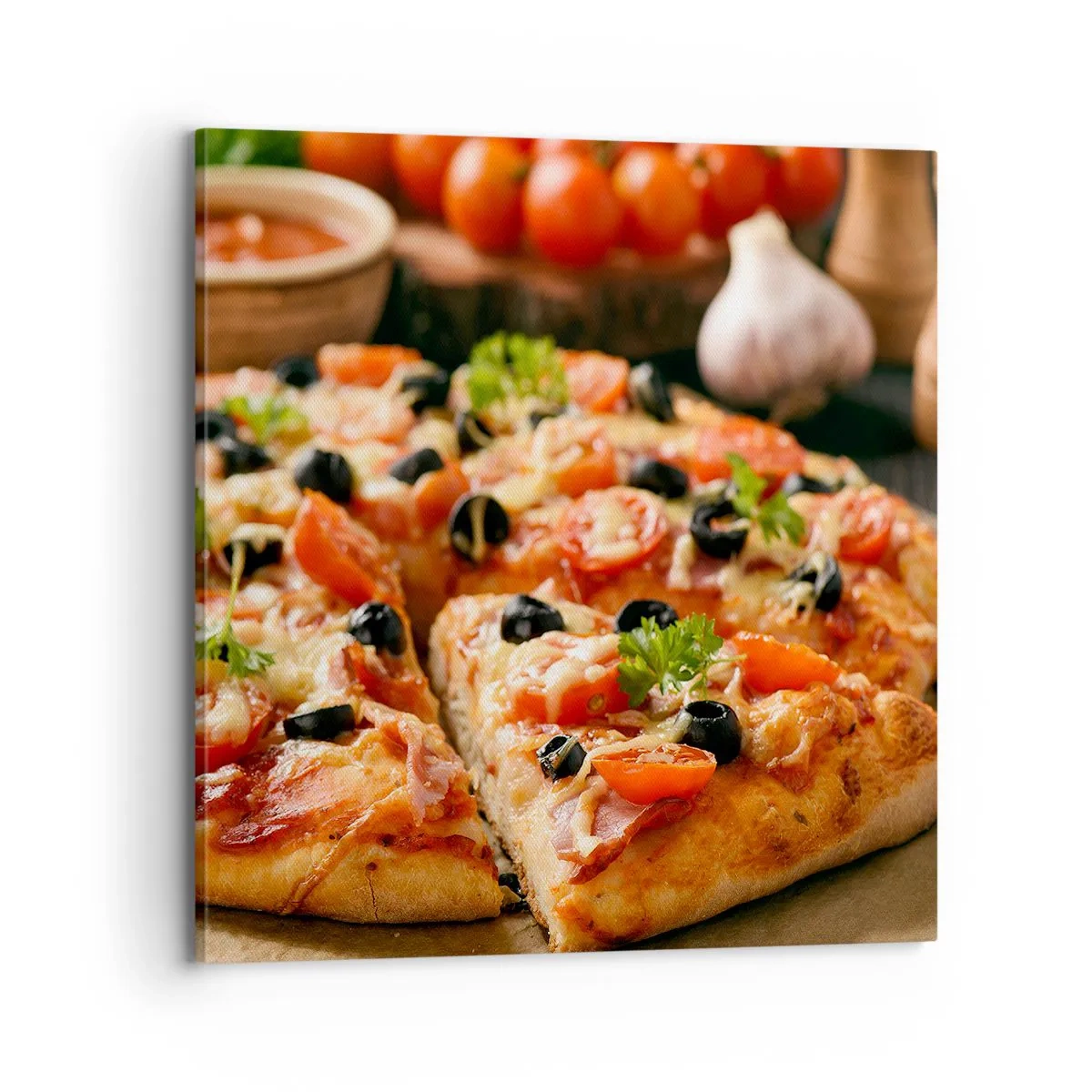 Obraz na płótnie - Znów ci się upiekło - 70x70 cm