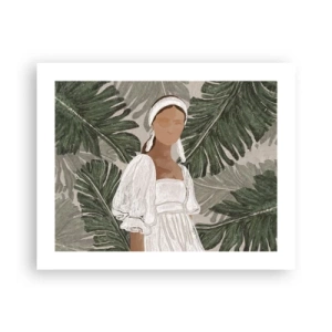 Plakat - Portret egzotyczny - 50x40 cm