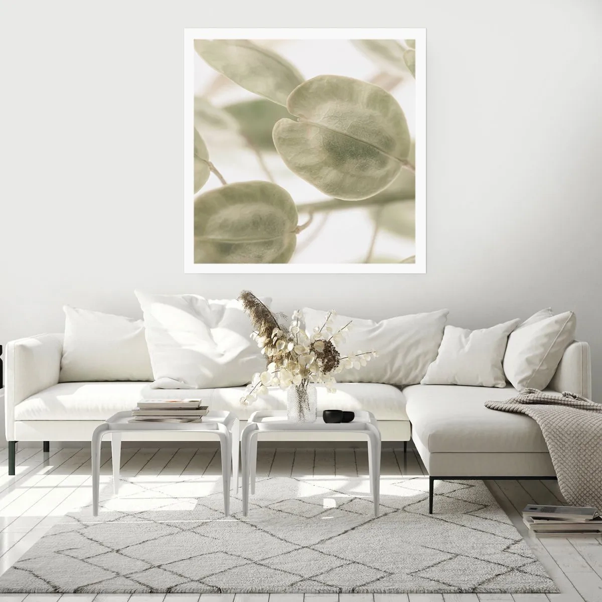 Plakat - Na początku były listki… - 40x40 cm