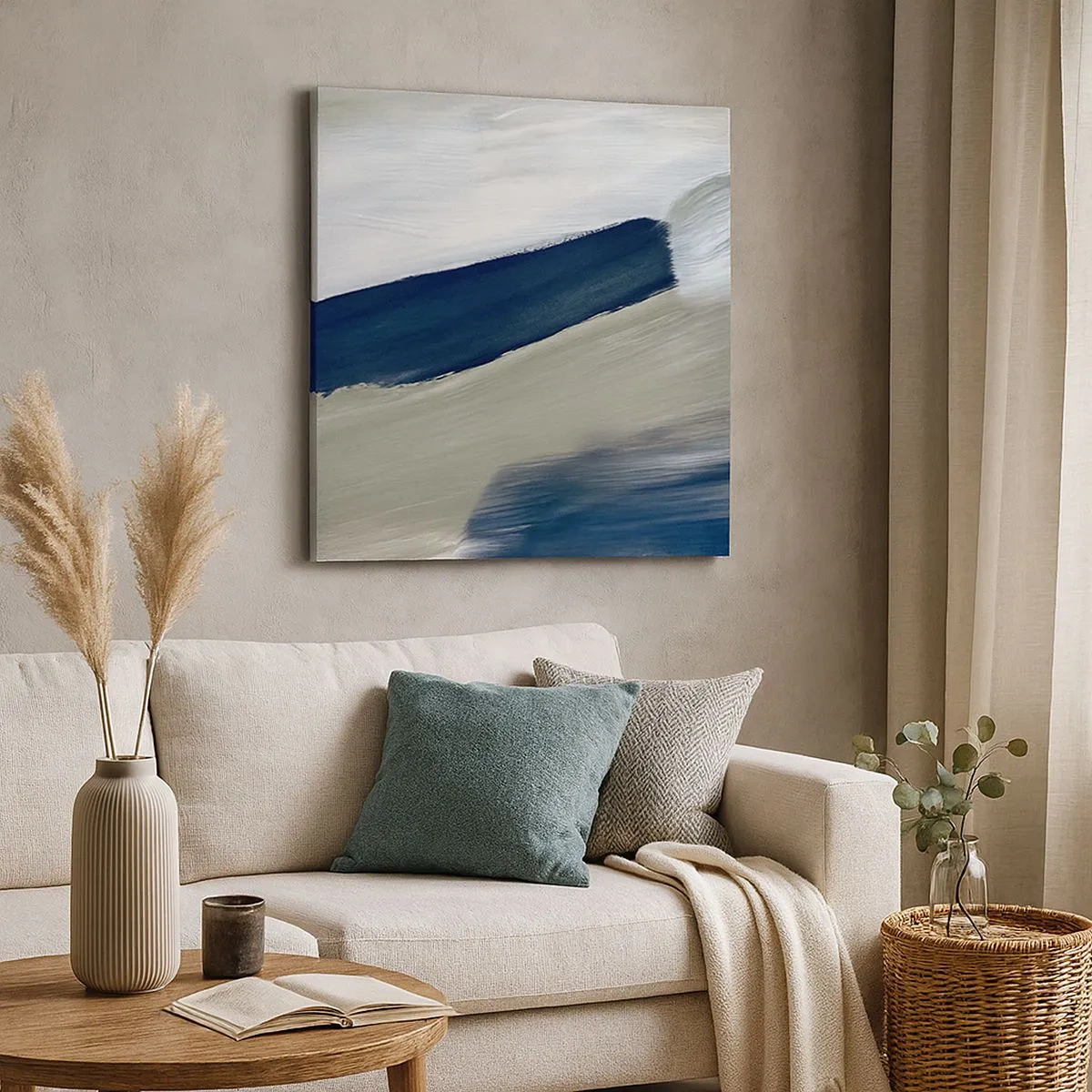 Obraz na płótnie - Spotkanie z bielą - 30x30 cm