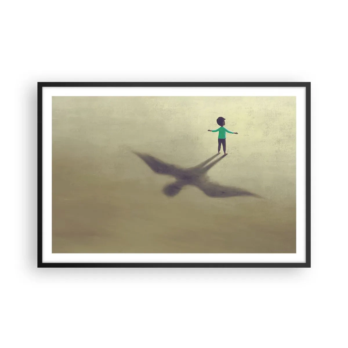 Plakat w czarnej ramie - Bohater przyszłości - 91x61 cm