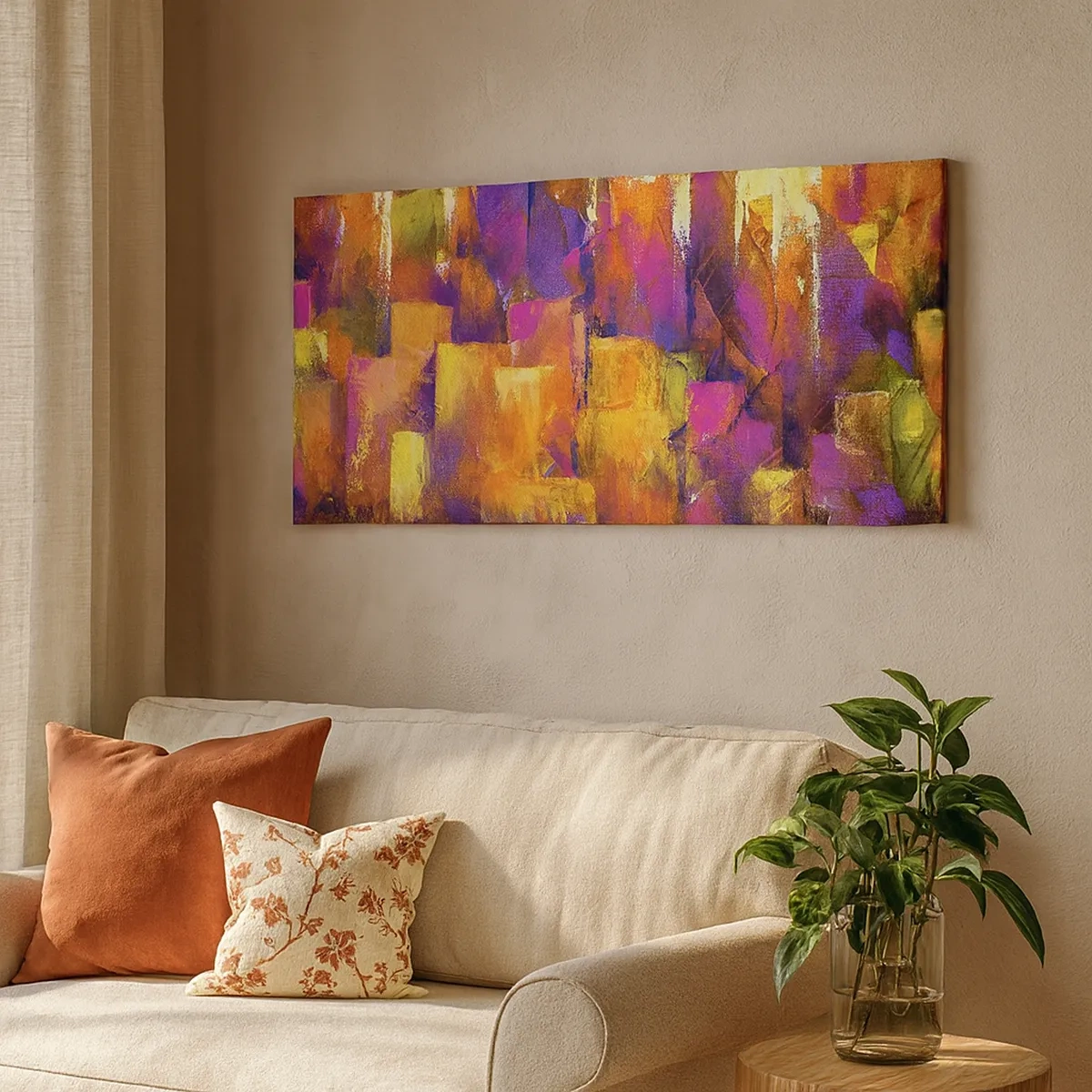 Obraz na płótnie - Kompozycja metropolitalna - 30x30 cm